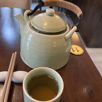 Chinese jasmine tea  at Tofu Vegan - Gloucester Rd in South West London