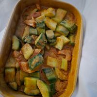 Cucumber - surprisingly good, served cold in a peanut sauce at Tofu Vegan - Gloucester Rd in South West London