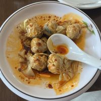 Wontons in a house special saucee  at Tofu Vegan - Gloucester Rd in South West London