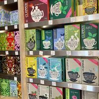 Tea selection  at Inside Out Health in Reigate