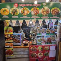 Vegetarian-Vegan stall at Lanna Square Market #Veganuary at Vegetarian-Vegan in Chiang Mai