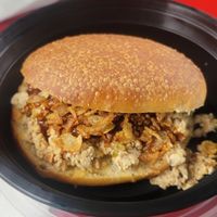 Tofu crumble bun #Veganuary at Dang Dude in Tampa