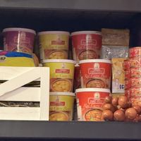 The curry paste I later noticed on the wall  at King of Thai Boat Noodles in Honolulu