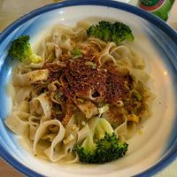 Spicy brócoli noodles at West Street in Barcelona