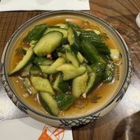 Cucumber salad   at The Noodle Inn in London