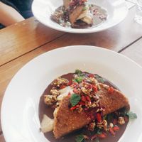 raw vegan pankcakes at Ground Organics in Mooloolaba