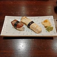 Shiitake Sushi, Eringi Sushi #Veganuary at Mangetsu in Frankfurt