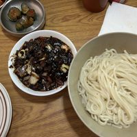 Jjajangmyeon made vegan #63 on menu  at Happy House in Augusta