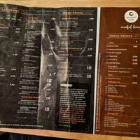 Menu page at Cosmoveda Ayurveda Thali Kuche at Cosmoveda Ayurveda Thali Kuche in Berlin