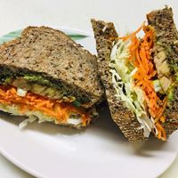 Teriyaki Tempeh (Feature Sandwich) at Sejuiced in Vancouver
