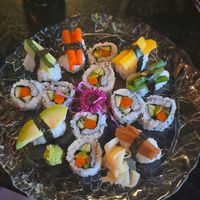 Vegan sushi platter at Sushi Thai in Buena Vista