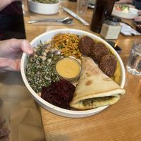 Delicious falafel bowl   at Lux Foundry in Brunswick