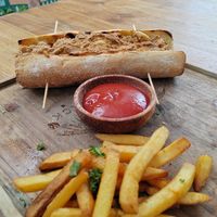 Pulled jackfruit at The Shack Restaurant and Bar in 