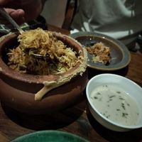 Tandoori tofu biryani at Terrassen Cafe in Kuilapalayam