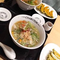 Yesterday set gyoza and ramen at Chabuton in Osaka