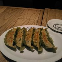 veggie gyoza at Chabuton in Osaka