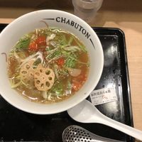 Vegan ramen at Chabuton in Osaka