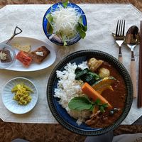Curry rice #Veganuary at Cafe Cocochi in Taketa