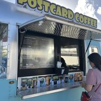 Coffee truck   at The Guam Farmers Market in Guam