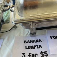 Vegan banana lumpia   at The Guam Farmers Market in Guam