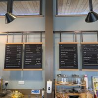 Vegan milk available for hot drinks, many vegan and vegetarian options on menu at Park Café in Bodmin