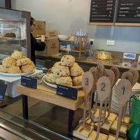 Vegan milk available for hot drinks, many vegan and vegetarian options on menu at Park Café in Bodmin