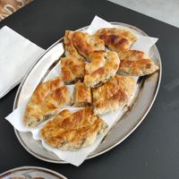 Pide with spinach at kral URFA LAHMACUN pide in Cologne