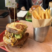   at Bareburger in Glastonbury