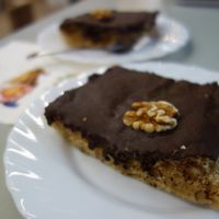 Walnut cake (vegan) at Schwabes Genussladen & Teestube in Zweibruecken