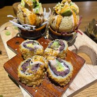 Dracheneier und Sushi Gruß aus der Küche   at ADIDA in Cologne