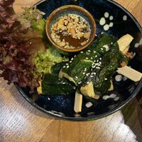 Tofu whith betel  at ADIDA in Cologne