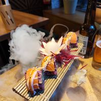 Asparagus sushi at ADIDA in Cologne