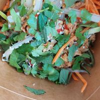 Lotus salad starter at ADIDA in Cologne