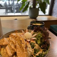 Tofu bowl with veggies   at ADIDA in Cologne