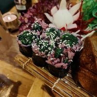 Spinach maki at ADIDA in Cologne