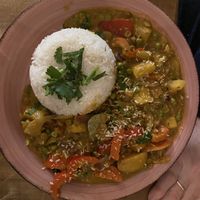 Curry mit Reis #Veganuary at Vengo Die Gemusekuche in Bremen