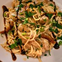 Vegan carbonara 🌱👍 at Vengo Die Gemusekuche in Bremen