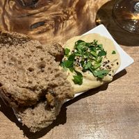 Hummus und Brot  at Vengo Die Gemusekuche in Bremen