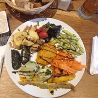 antipasti plate at Vengo Die Gemusekuche in Bremen