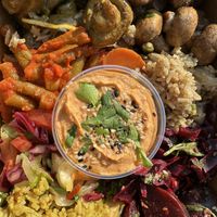 Vegan, enthält Gluten in Sojasoße  at Vengo Die Gemusekuche in Bremen