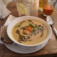 Lentil soup at Vengo Die Gemusekuche in Bremen