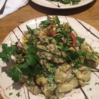 Potato and broccoli casserole at Vengo Die Gemusekuche in Bremen