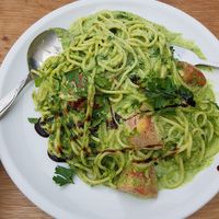 Green pasta - incredible!!! at Vengo Die Gemusekuche in Bremen