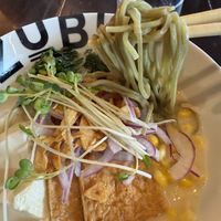 Spicy vegan ramen  at Zubu - Kerrisdale in Vancouver