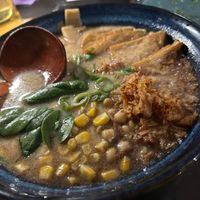 Vegan ramen (chickpeas were a nice touch!) at Iry Ramen in Klagenfurt