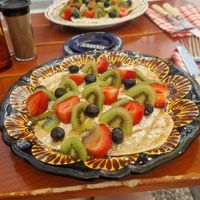 Vegan pancake at Promenade in La Rochelle