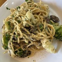 Alfredo pasta at Te Quiero Verde in San Cristobal De Las Casas
