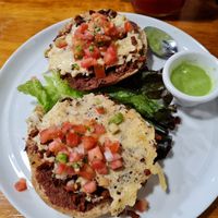 Molletes at Te Quiero Verde in San Cristobal De Las Casas