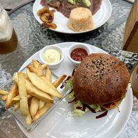 Habibi burger   at Te Quiero Verde in San Cristobal De Las Casas