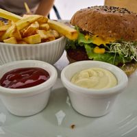 Hamberguessa elementa at Te Quiero Verde in San Cristobal De Las Casas